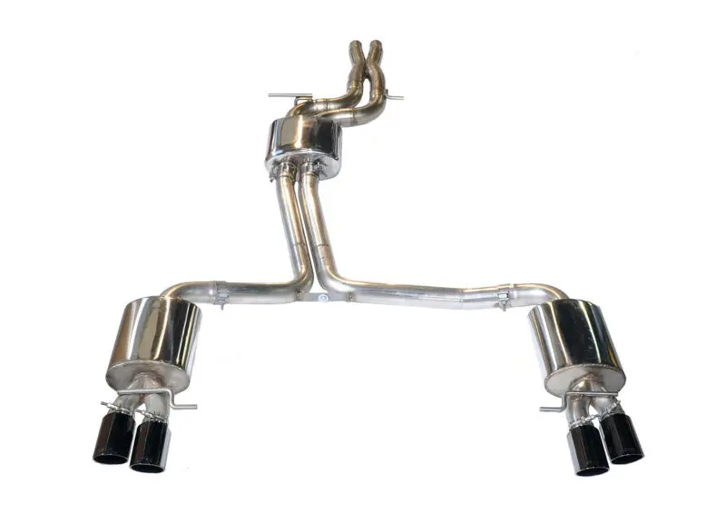 Awe Tuning Audi B8 S5 4.2L Touring Edition Exhaust System - Diamond Black Tips 1
