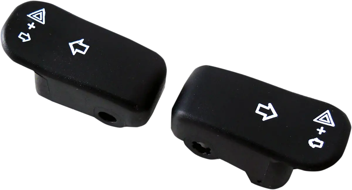 Drag Specialties Turn Signal Switch Extension Caps - Black 77448 1