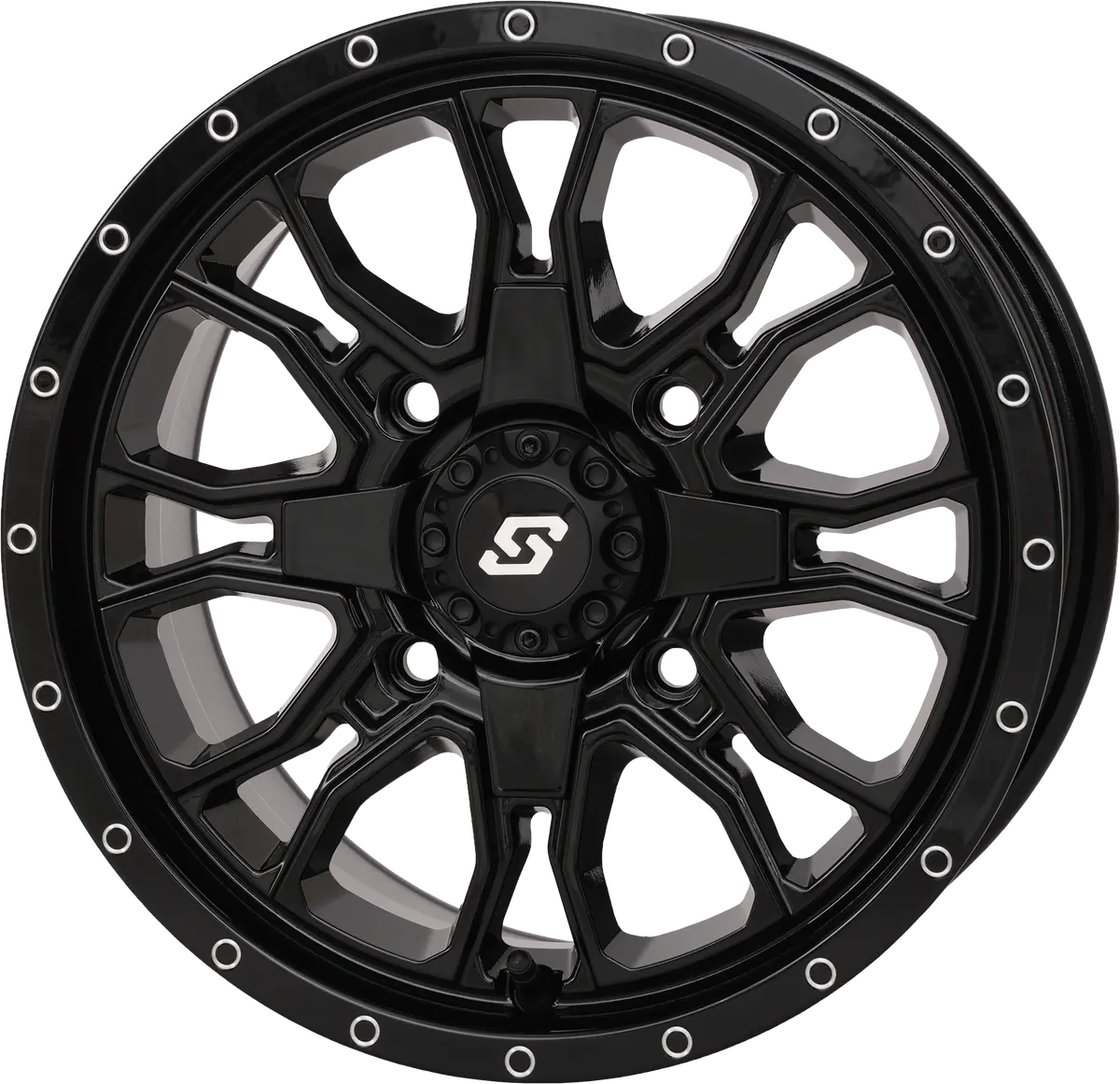 Fusion Dd Wheel  14X7 5+2 4/137 & 4/156 Gloss Black 1