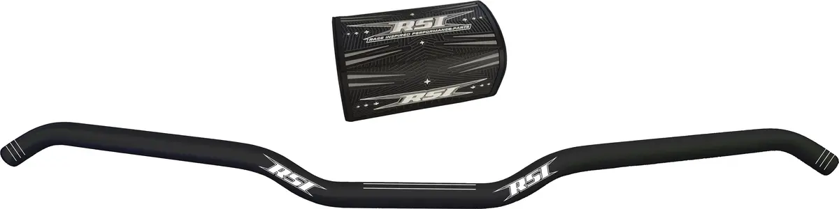Hustler 7/8" Handlebar 1" Rise Black 1