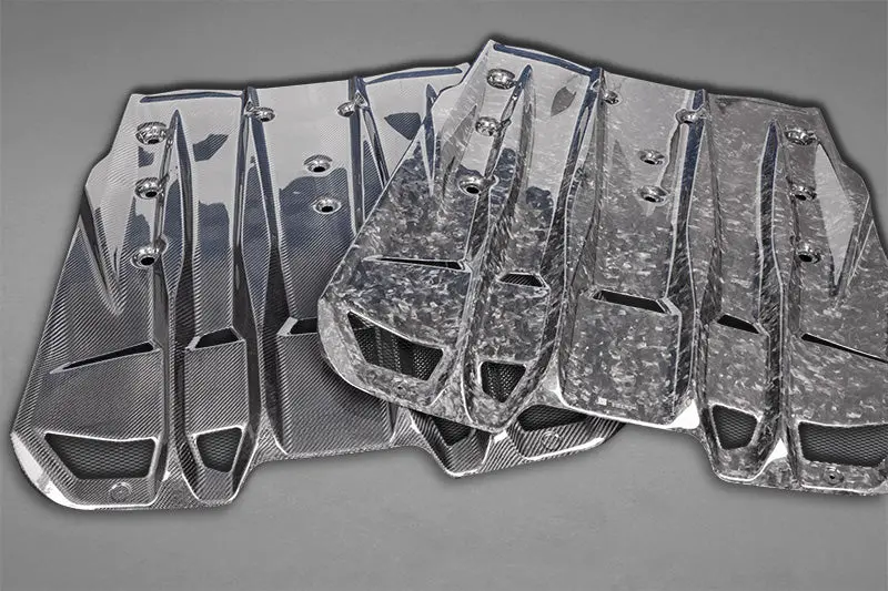 Capristo Carbon Fiber Engine Cover/ Diffuser - Porsche 991.2 Gt3rs 1
