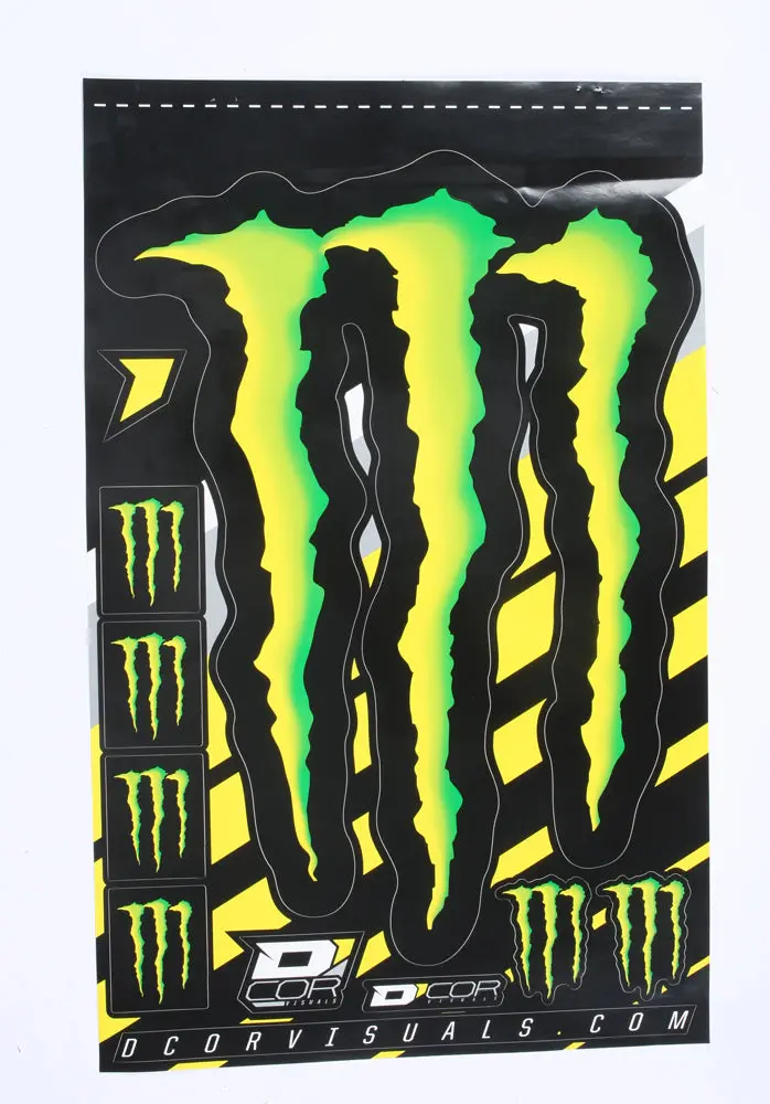 Monster Claw Decal Sheet 4 Mil 1