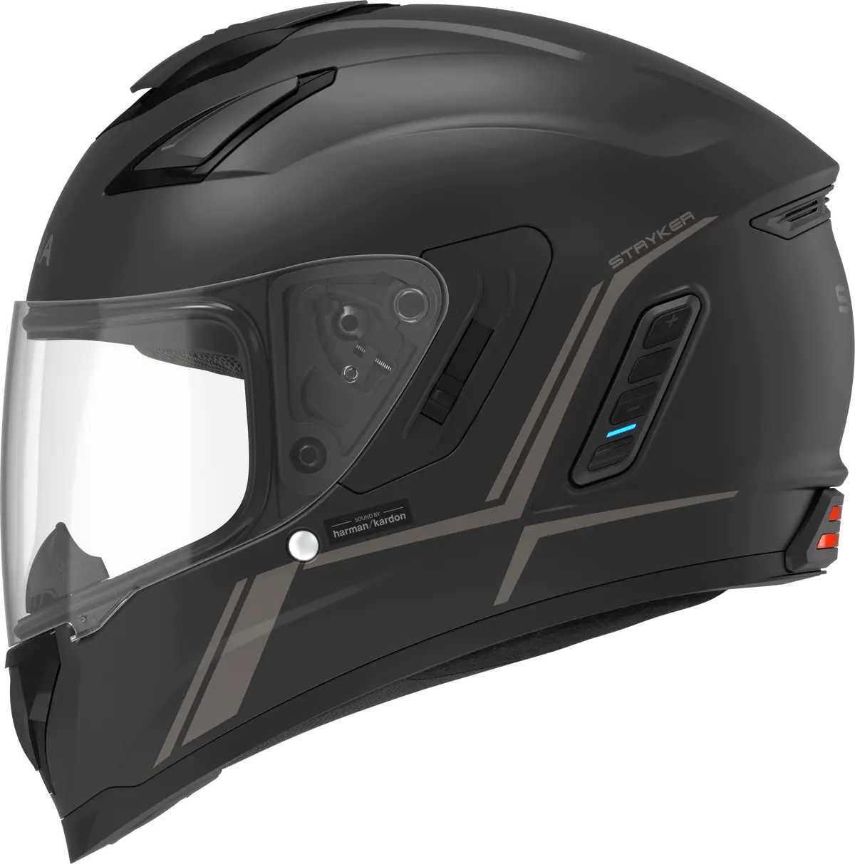Stryker Full Face Helmet With Mesh Intercom 7