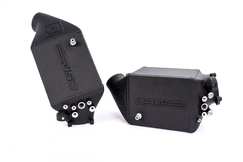 Csf 12-16 Bmw M5 (F10) / 12-18 Bmw M6 (F06/F12/F13) Twin Charge-Air-Cooler Set - Crinkle Black 2