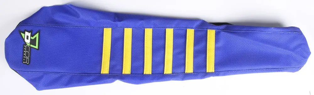 Seat Cover Blue/Yellow W/Ribs 1