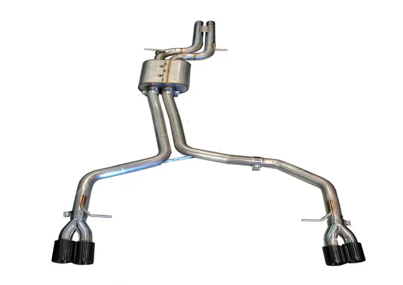 Awe Tuning Audi B8 S5 4.2L Track Edition Exhaust System - Diamond Black Tips 1