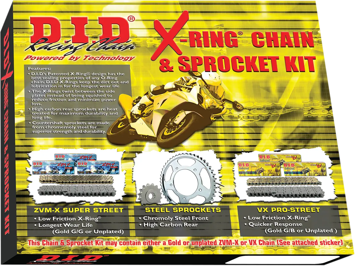 Did Chain Kit - Suzuki - Dl650 V-Strom '07-'18 Dks-005 1