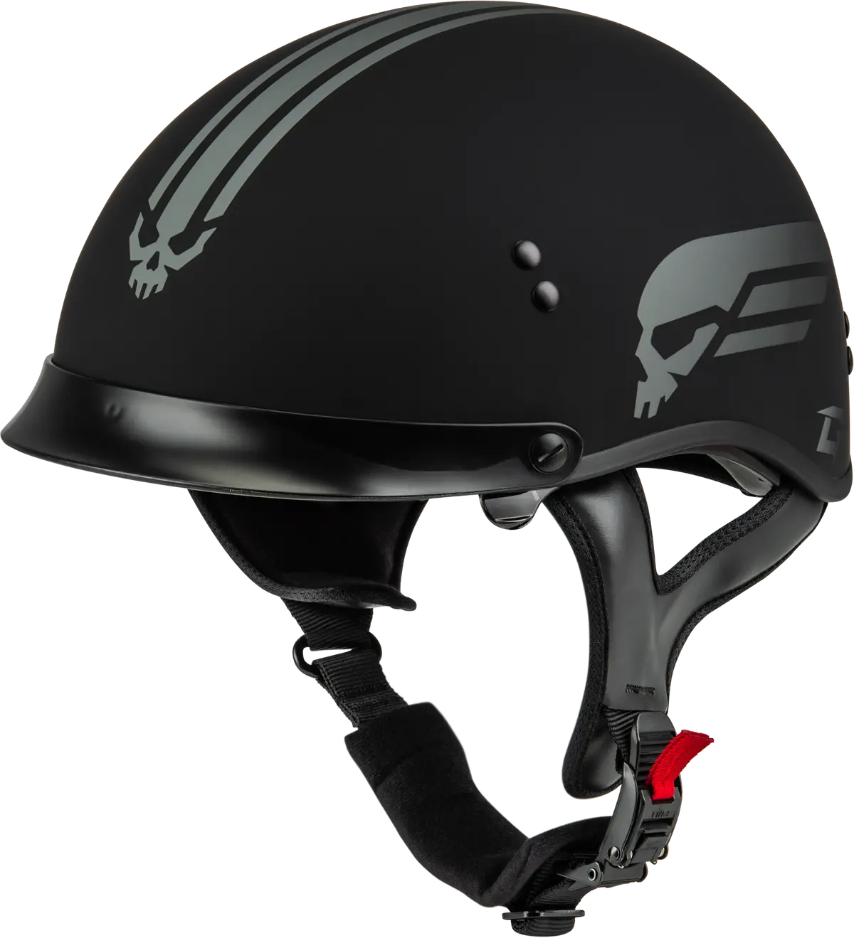 Hh 65 Half Helmet Retribution Naked W/Peak 1