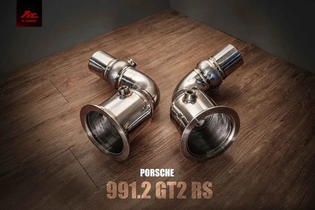 Fi Exhaust Rear X-Pipe - Porsche 991.2 Gt2 Rs 2017-2019 (Oem Compatible Version) 1