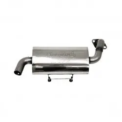 Single Slip On System W/ Oval Sport Muffler Chrome 1