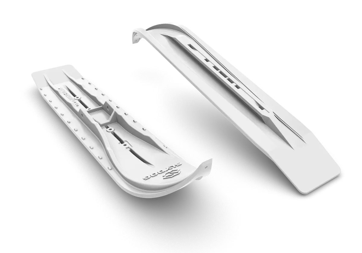 Pr/ Slydog Powderhound 8X Ski 8" White 1
