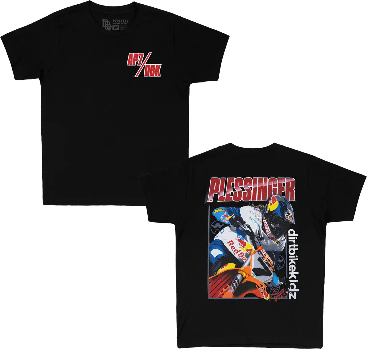 Ap7 Holeshot Youth Tee Black Ym 1