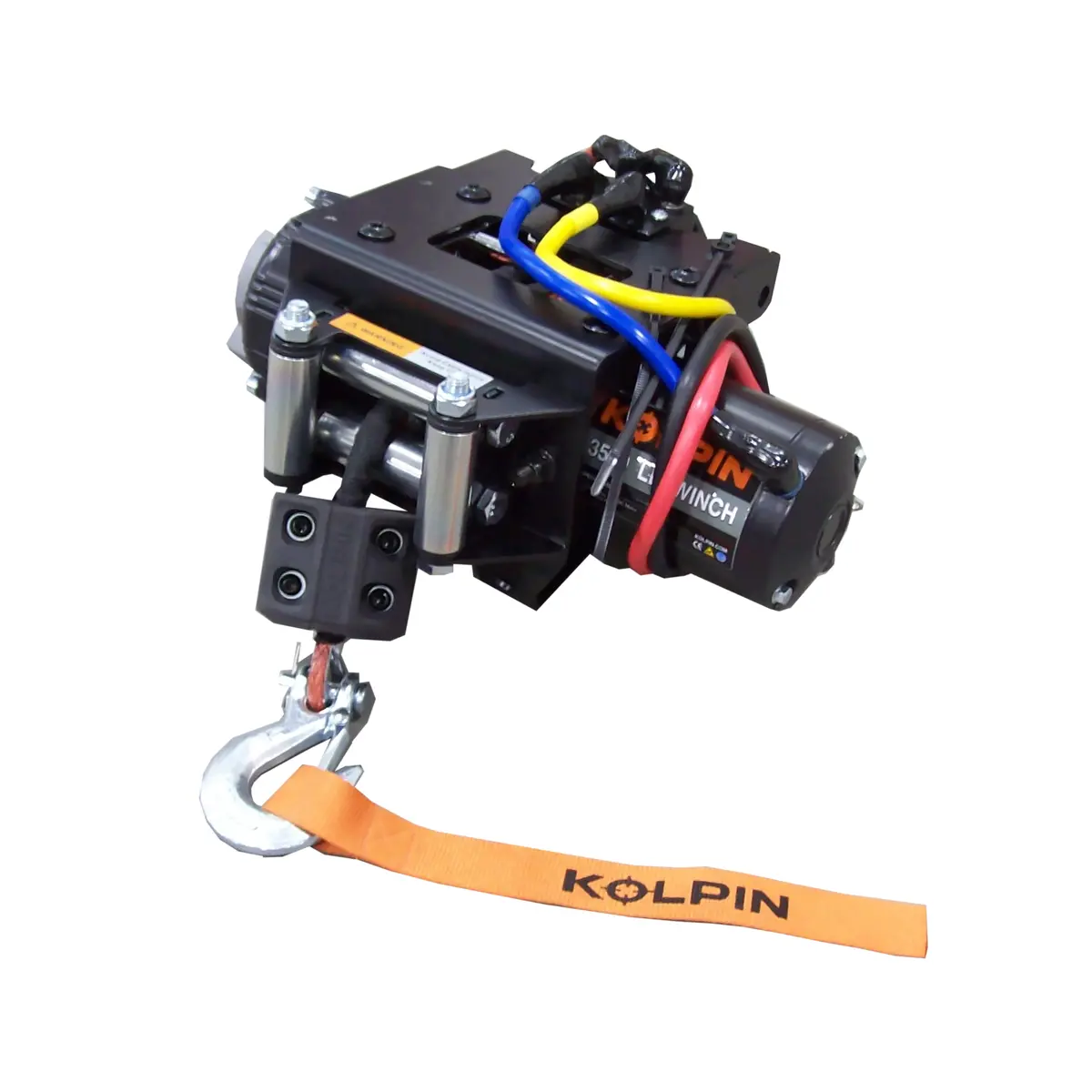 Quick Mount Winch 3500 Synthetic Pol 1