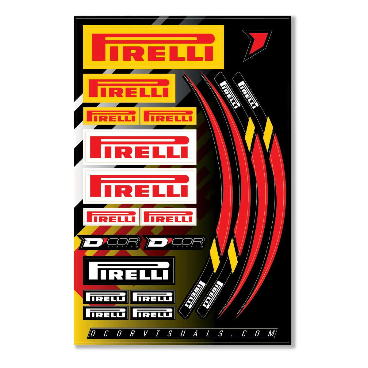 Decal Sheet 12 Mil Pirelli Decal Sheet 12 Mil Pirelli 1