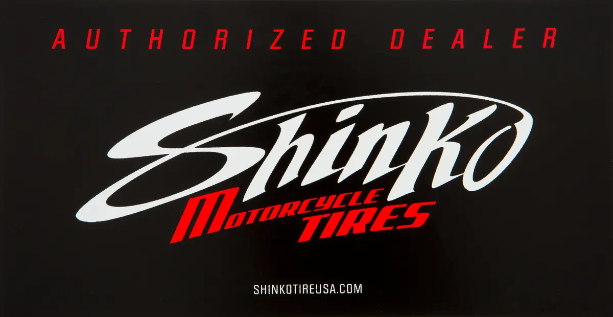 Shinko Authorized Dealer Window Decal4.25" X 8.125" 1