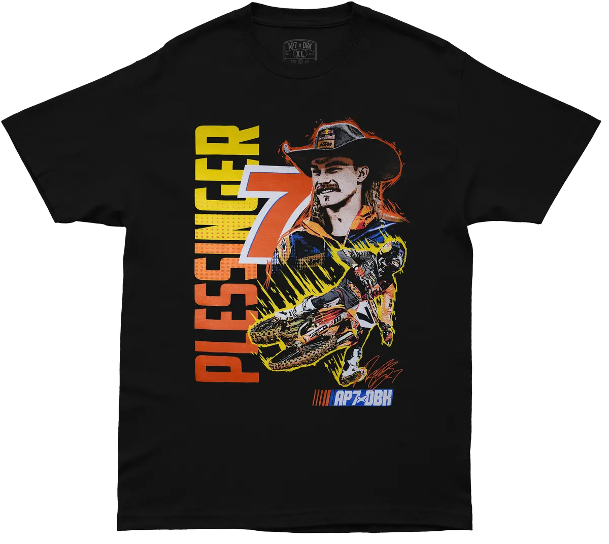 Speedway Tee Black 2X 1