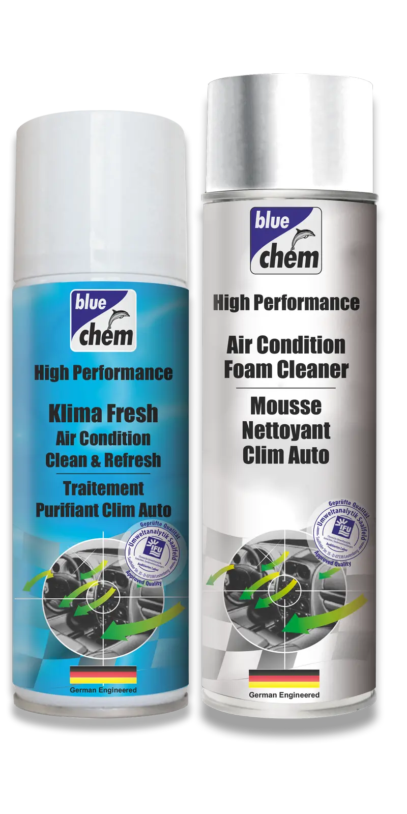 Ac Foam Cleaner & Klima Fresh - Fluid Vaporiser Bundle 1