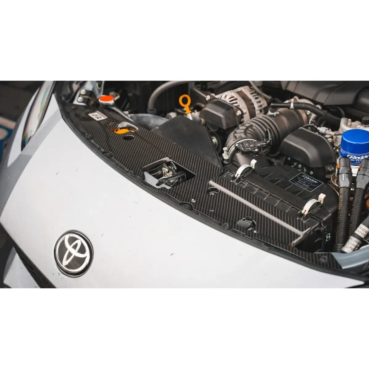 Apr Performance Gr86 / Brz Carbon Fiber Radiator Cooling Plate 2