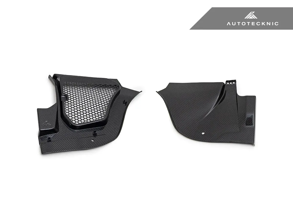 Autotecknic Dry Carbon Engine Cowl Panel Trim Set - G90/ G99 M5 1