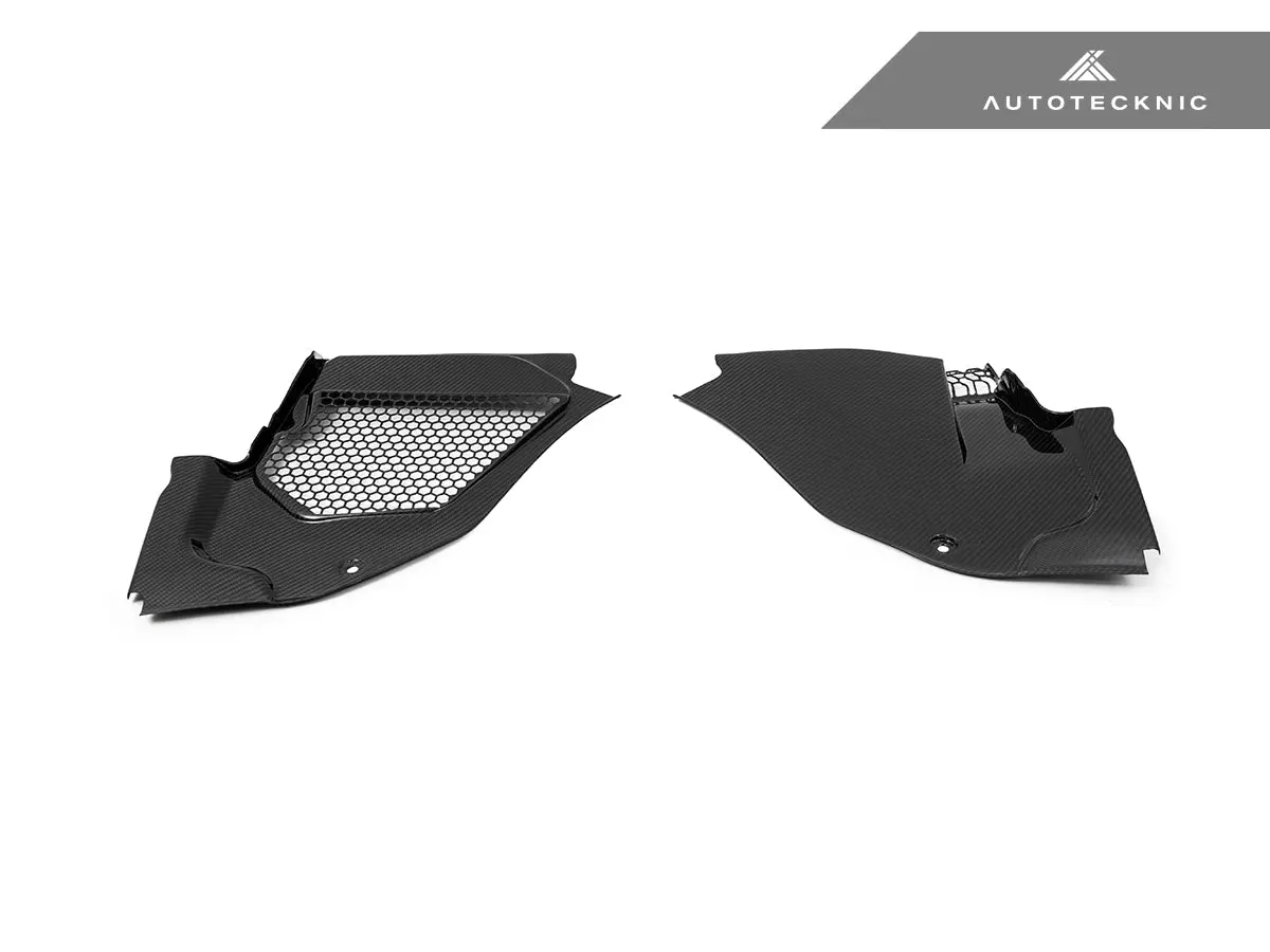 Autotecknic Dry Carbon Engine Cowl Panel Trim Set - F91/ F92/ F93 M8 1