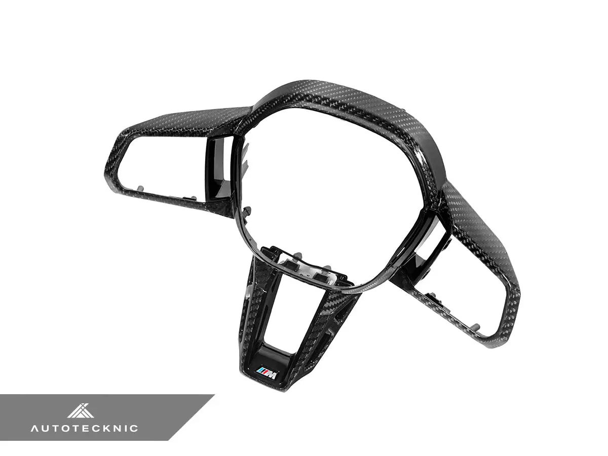 Autotecknic Carbon Fiber Steering Wheel Trim - U11 X1 | U10 X2 M35i 1