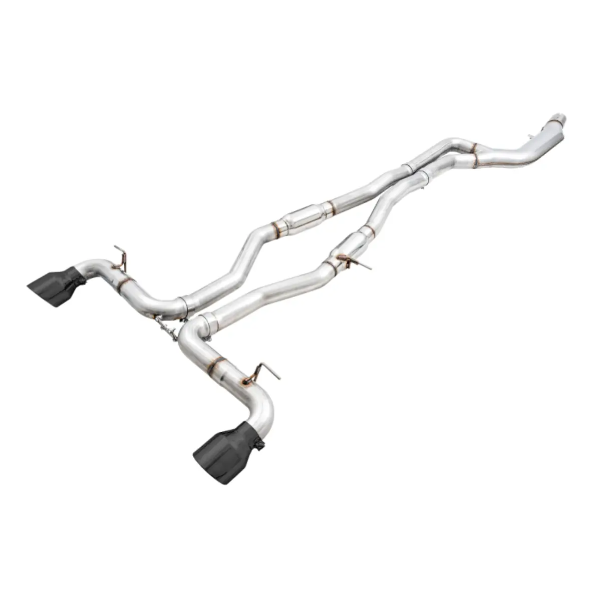 Awe Gr Supra B58 Resonated Track Edition Exhaust 5" Diamond Black Tips 1