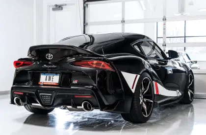 Awe Gr Supra B58 Non-Resonated Touring Edition Exhaust - 5In Chrome Silver Tips 2