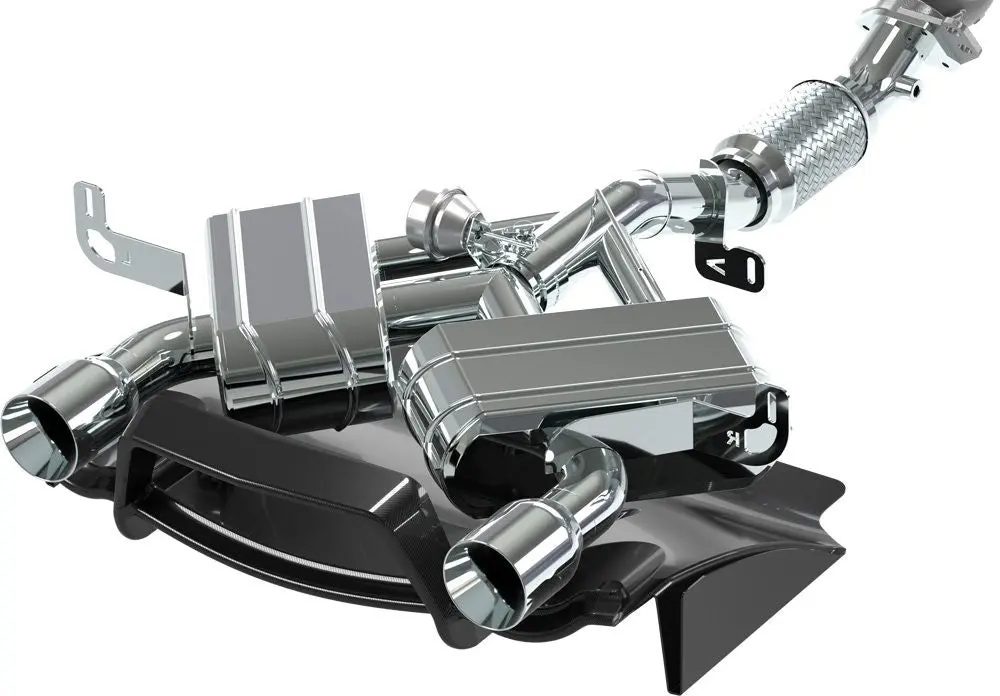 Capristo Ece Valved Exhaust + Carbon Fiber Diffuser (Ces3) - Alfa Romeo 4C 1