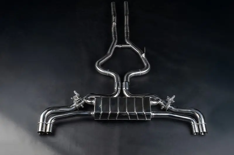 Capristo Ece Valved Exhaust + Mid-Pipes For Oem Tips (Oe Actuators) - Audi Rsq3 1