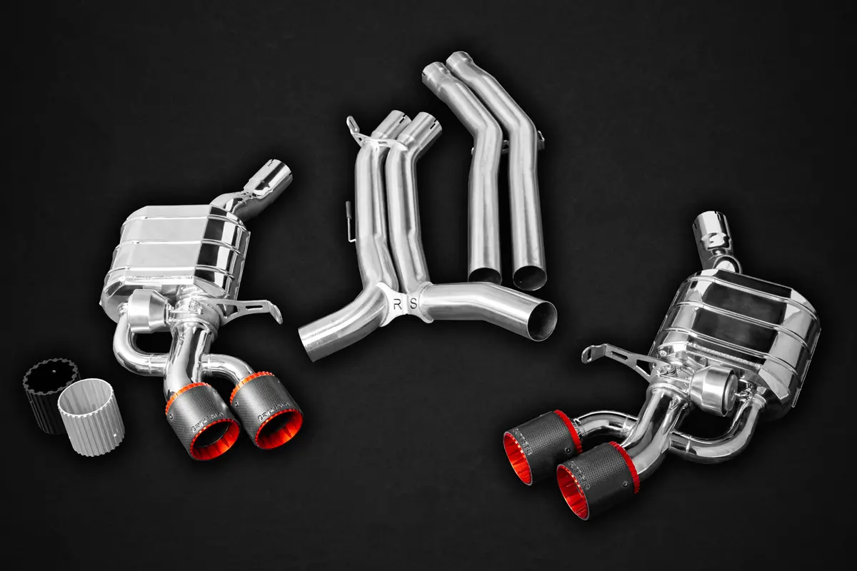 Capristo Ece Valved Exhaust + Mid-Pipes + Carbon Tips (Ces3) - Audi Rs5 (F5) Coupe 1