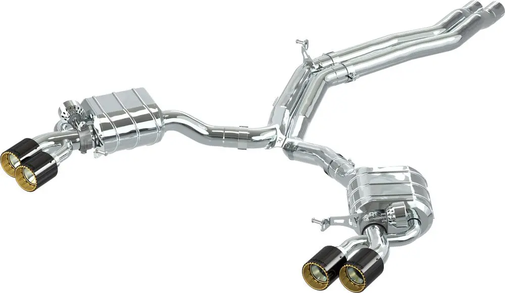 Capristo Valved Exhaust, Mid-Pipes + Carbon Tips (Ces3) - Audi Rs5 (F5) Sportback 3