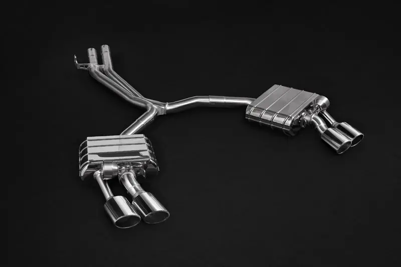 Capristo Valved Exhaust + Mid-Pipes + Ss Tips (Ces3) - Audi S4/5 (B9/F5) 1