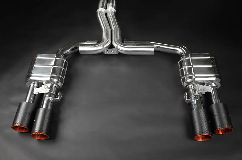 Capristo Valved Catback Exhaust System + Capristo Tips (Oe Actuators) - Audi S8 (D5) 1