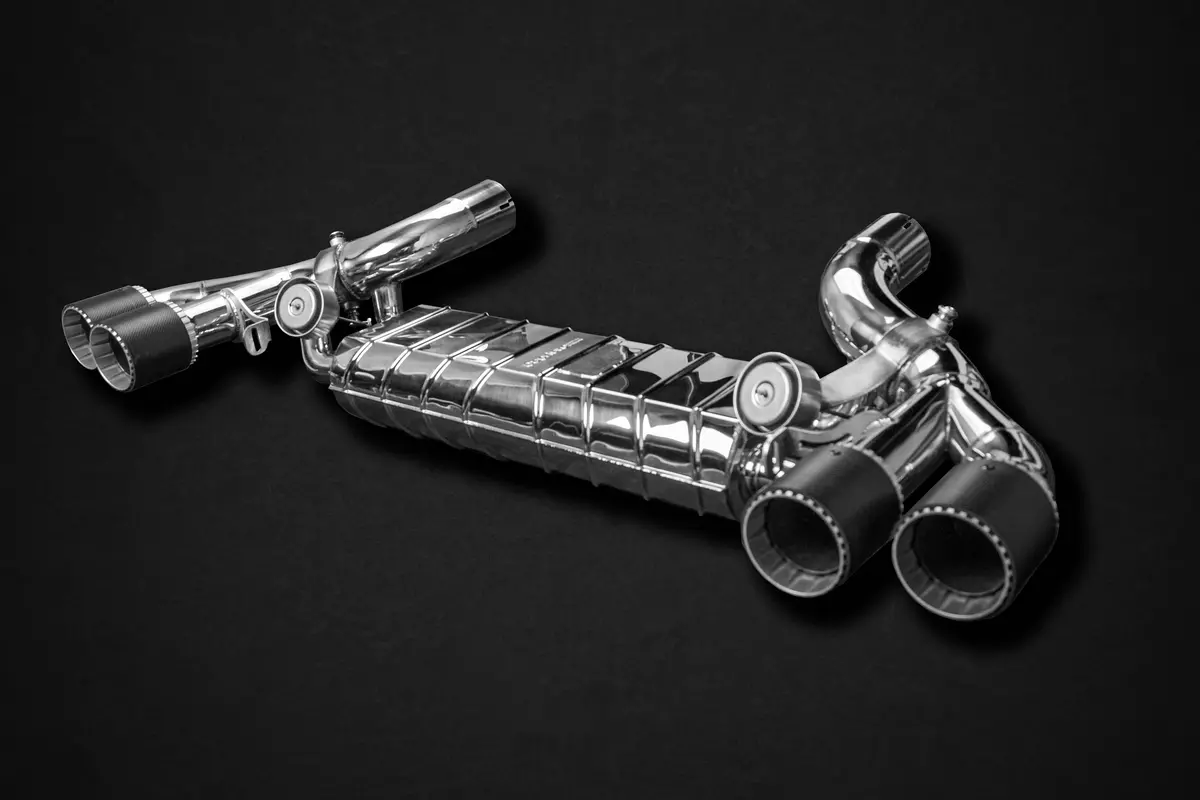 Capristo Valved Exhaust + 200Cell Opf + Pre-Silencer Spares & Wicrom Tips (Ces3) - Bmw F90 M5 Competition/ Lci 2