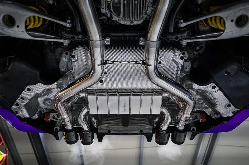 Capristo Ece Valved Exhaust + Mid-Silencer Spare + Wicrom Tips (Oe Actuators) - Bmw G87 M2 1