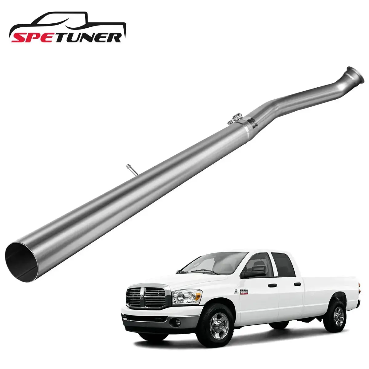4" /5" 2010-2012 6.7 Cummins Dpf Delete Race Pipe | Dodge Ram 2500/3500 1
