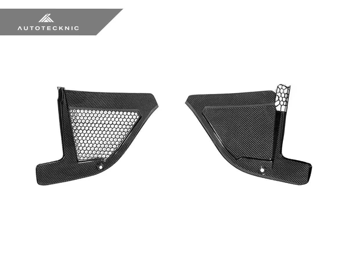 Autotecknic Dry Carbon Engine Cowl Panel Trim Set - F95 X5m | F96 X6m 1