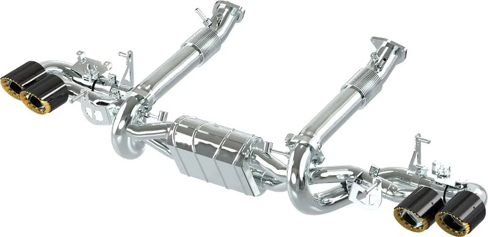 Capristo Valved Exhaust W Wicrom Tips (Oe Actuators) - Chevrolet Corvette (C8) Stingray 1