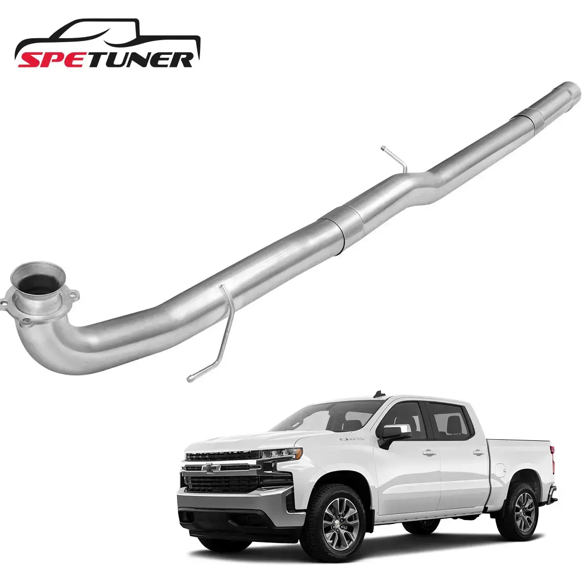 4"/5" 2017+ L5p 6.6 Duramax Dpf Delete Race Pipe Chevy Gmc 1