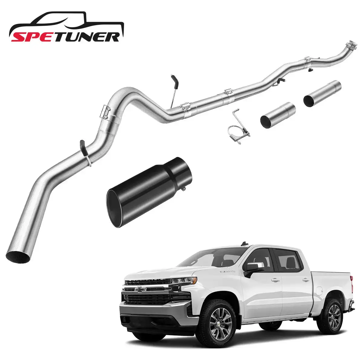4"/5" 2017+ L5p 6.6 Duramax Dpf Delete Race Pipe Chevy Gmc 9