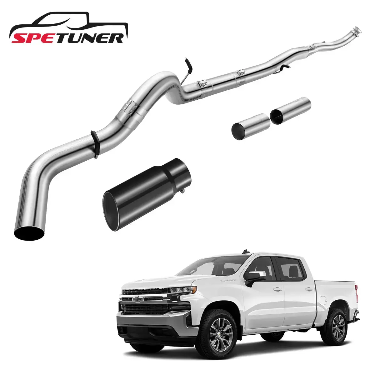 4"/5" 2017+ L5p 6.6 Duramax Dpf Delete Race Pipe Chevy Gmc 10