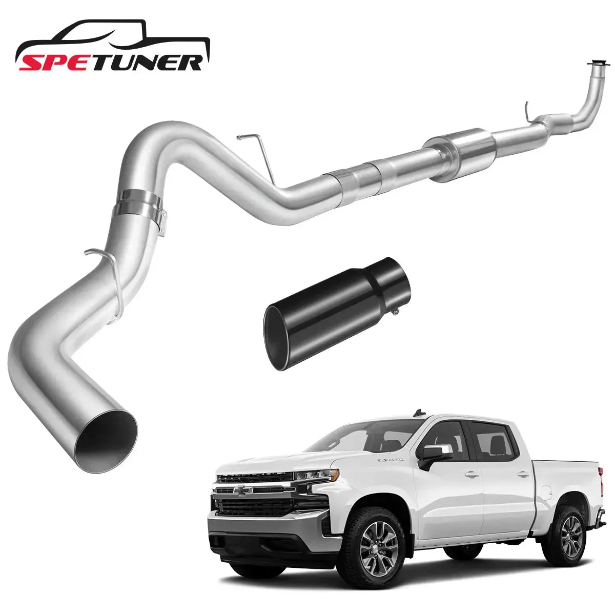 4"/5" 2017+ L5p 6.6 Duramax Dpf Delete Race Pipe Chevy Gmc 5