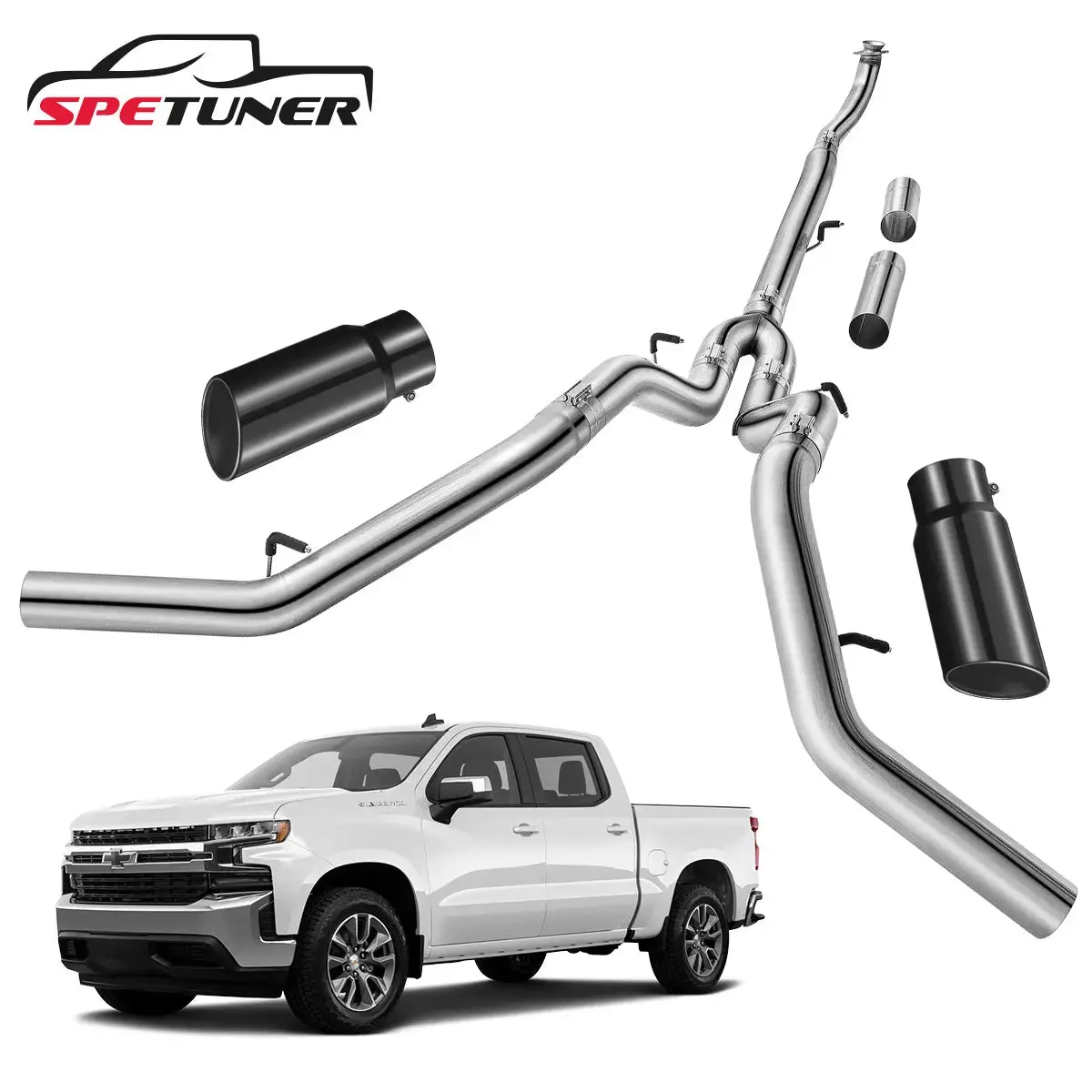 4"/5" 2017+ L5p 6.6 Duramax Dpf Delete Race Pipe Chevy Gmc 6