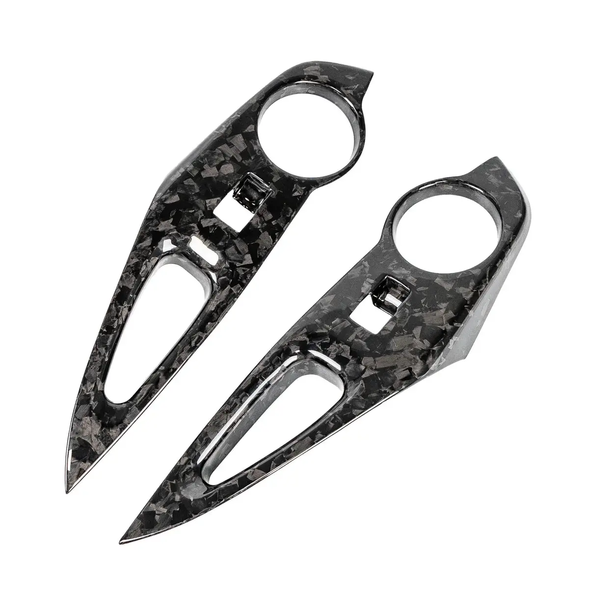 Driven Media Gr Corolla Carbon Fiber Rear Window Switch Panel Covers 3