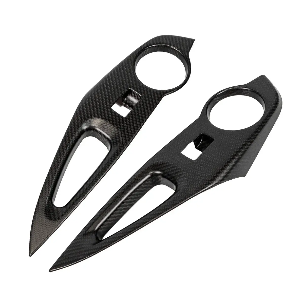 Driven Media Gr Corolla Carbon Fiber Rear Window Switch Panel Covers 2