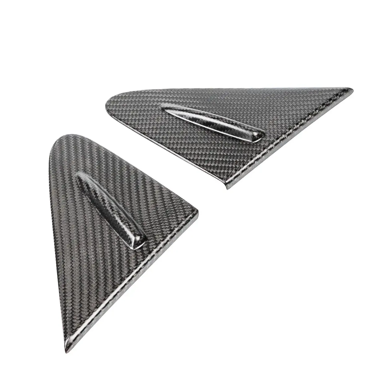 Driven Media Gr Corolla Carbon Fiber Front Quarter Window Trim Covers 2