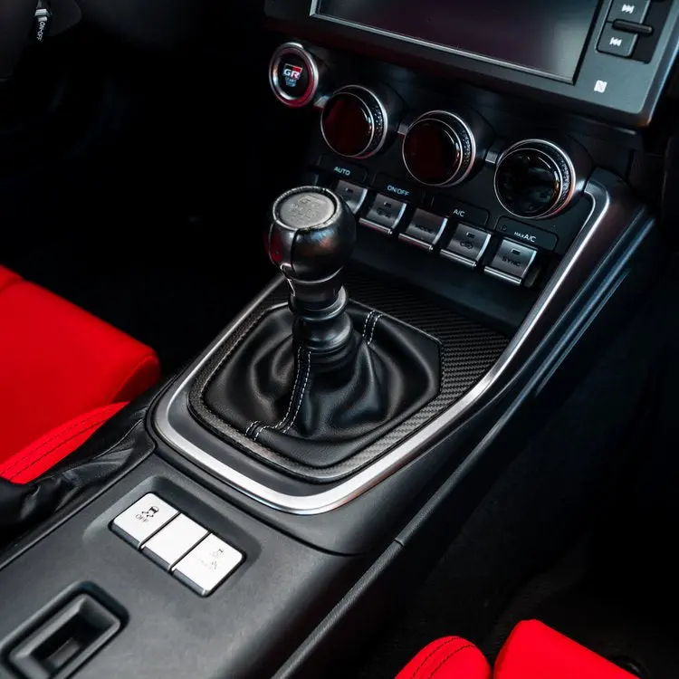 Driven Media Gr86 / Brz Carbon Fiber Manual Shifter Trim Cover 2
