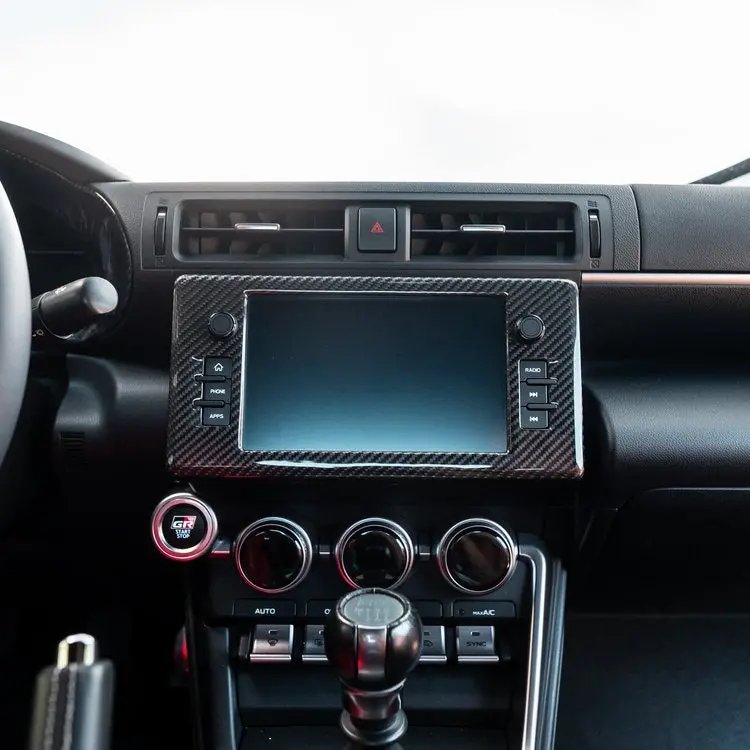 Driven Media Gr86 / Brz Carbon Fiber Radio Bezel Cover 3