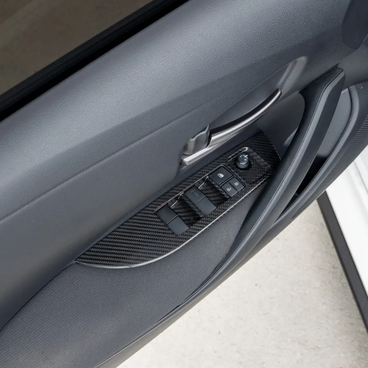 Driven Media Gr Corolla Carbon Fiber Front Window Switch Panel Covers 2