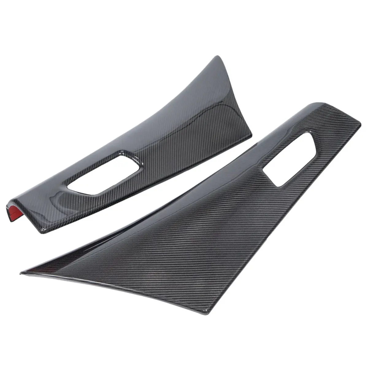 Driven Media Gr Corolla Carbon Fiber Rear Upper Door Trim Covers 1